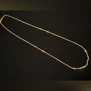 Vintage UnoAErre UNO-A-ERRE 18k yellow gold 24” chain necklace (106)